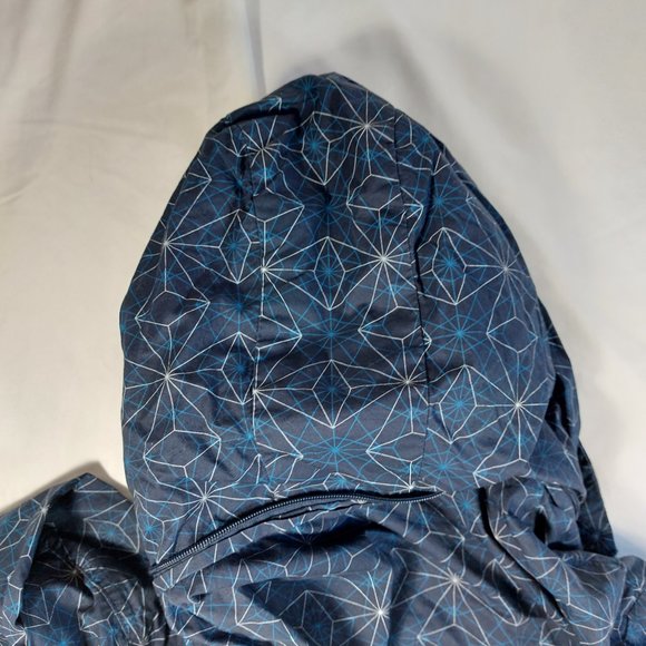 Brody Windbreaker Jacket With Tuck Away Hood (Zipper Pouch) Size Large - Picture 9 of 9